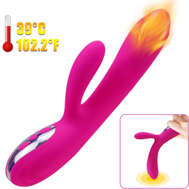 ARMONY - VIBRADOR  ESTIMULADOR FLEXIBLE EFECTO CALOR FUCSIA