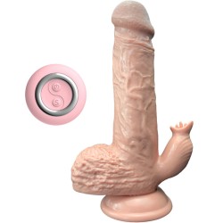 ARMONY - DILDO REALISTICO VIBRADOR  THRUSTING CON LENGUA ESTIMULADOR 19 CM