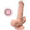 ARMONY - DILDO REALISTICO VIBRADOR  THRUSTING CON LENGUA ESTIMULADOR 19 CM