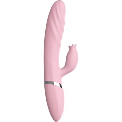 ARMONY - VIBRADOR  THRUSTING CON LENGUA EFECTO CALOR ROSA