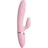 ARMONY - VIBRADOR  THRUSTING CON LENGUA EFECTO CALOR ROSA