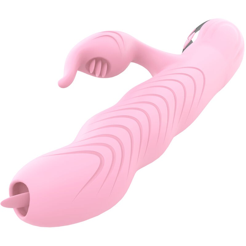 ARMONY - MARCIA VIBRADOR  THRUSTING DOBLE LENGUA EFECTO CALOR ROSA