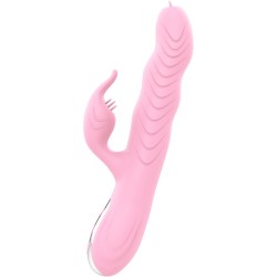 ARMONY - MARCIA VIBRADOR  THRUSTING DOBLE LENGUA EFECTO CALOR ROSA