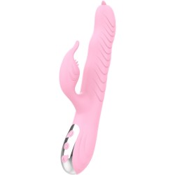 ARMONY - MARCIA VIBRADOR  THRUSTING DOBLE LENGUA EFECTO CALOR ROSA