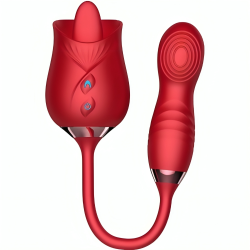 ARMONY - DELIGHT FLOWER VIBRADOR  BUMPING CON LENGUA ROJO