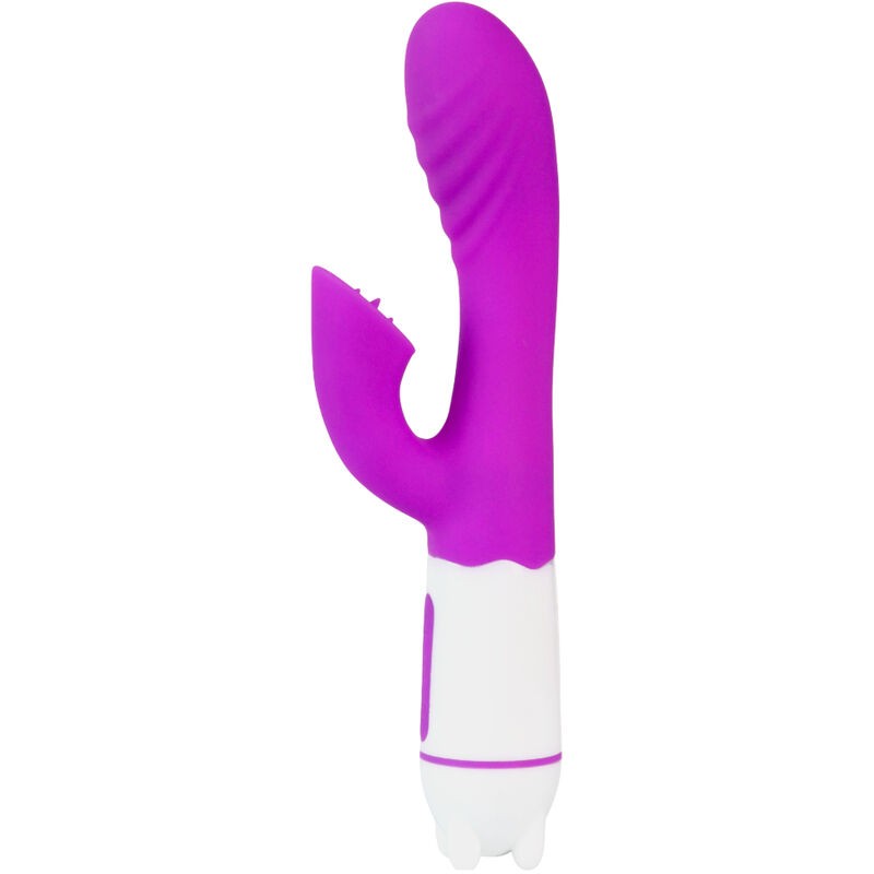 ARMONY - HAPPY VIBRADOR  ESTIMULADOR CON LENGUA RECARGABLE VIOLETA