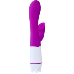 ARMONY - HAPPY VIBRADOR  ESTIMULADOR CON LENGUA RECARGABLE VIOLETA