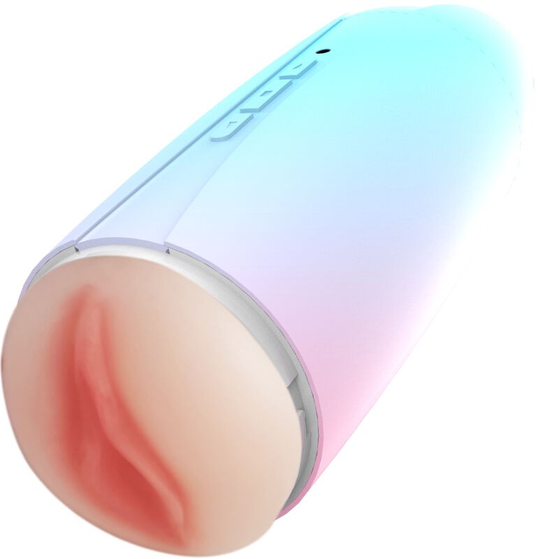 ARMONY - MASTURBADOR VIBRADOR DOBLE VAGINA  BOCA RAINBOW