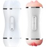 ARMONY - MASTURBADOR VIBRADOR DOBLE VAGINA  BOCA BLANCO