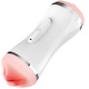 ARMONY - MASTURBADOR VIBRADOR DOBLE VAGINA  BOCA BLANCO