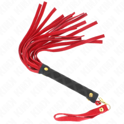 KINK - RED SUEDE MINI WHIP...