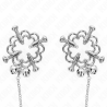 KINK - METAL FLOWER NIPPLE CLAMPS WITH CHAIN