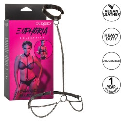 CALEXOTICS - EUPHORIA CHAIN HALTER COLLAR  LEASH