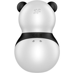 SATISFYER - POCKET PANDA STIMULATOR  VIBRATOR BLACK AND WHITE