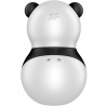 SATISFYER - POCKET PANDA ESTIMULADOR  VIBRADOR BLANCO Y NEGRO