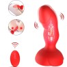 ARMONY - EXTREME A BLOOM ROSA VIBRADOR  PLUG ANAL CONTROL REMOTO ROJO