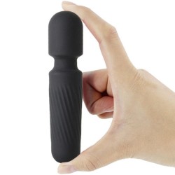 ARMONY - YOUR MAGIC MASAJEADOR  VIBRADOR RECARGABLE 10 VIBRACIONES NEGRO