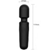 ARMONY - YOUR MAGIC MASAJEADOR  VIBRADOR RECARGABLE 10 VIBRACIONES NEGRO