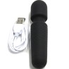 ARMONY - YOUR MAGIC MASAJEADOR  VIBRADOR RECARGABLE 10 VIBRACIONES SILICONA NEGRO