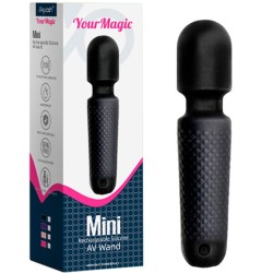 ARMONY - YOUR MAGIC MASAJEADOR  VIBRADOR RECARGABLE 10 VIBRACIONES SILICONA NEGRO