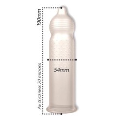 PASANTE - RIBS  DOTS INTENSITY CONDOMS 144 UNITS (BAG)