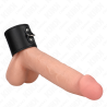 KINK - ANILLO PENE CUERO CON CIERRE A PRESIÓN 18 X 5 CM