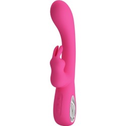 PRETTY LOVE - NOVAK RABBIT VIBRATOR 12 VIBRATIONS PINK