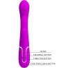PRETTY LOVE - SHANIA TRIPLE RABBIT VIBRATOR MULTIFUNCTION PINK