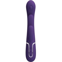 PRETTY LOVE - SHANIA TRIPLE VIBRADOR RABBIT MULTIFUNCIÓN MORADO