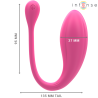 INTENSE - JANICE VIBRADOR U DOBLE ESTIMULACIÓN 10 VIBRACIONES ROSA CONTROL REMOTO