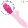 INTENSE - IVY VIBRADOR FLEXIBLE 10 VIBRACIONES CON LENGUA ESTIMULADORA ROSA