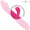 INTENSE - IVY VIBRADOR FLEXIBLE 10 VIBRACIONES CON LENGUA ESTIMULADORA ROSA