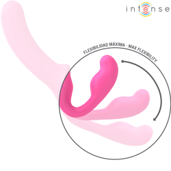 INTENSE - AMY VIBRADOR DOBLE 20 CM ROSA CONTROL REMOTO