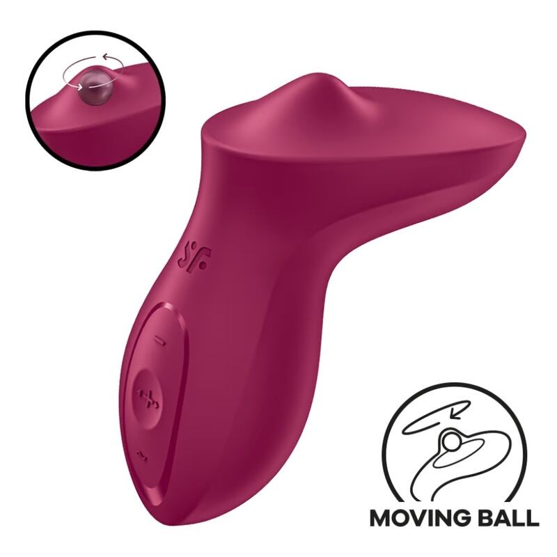 SATISFYER - EXCITERRR VIBRADOR LAY-ON CLÍTORIS FUCSIA