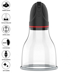 JAMYJOB - XPAND LITE BOMBA AUTOMTICA DE TESTÍCULOS 3 NIVELES DE SUCCIONADOR GRIS