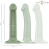 INTENSE - BECCA VIBRADOR CON VENTOSA 10 VIBRACIONES VERDE CONTROL REMOTO