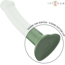 INTENSE - BECCA VIBRADOR CON VENTOSA 10 VIBRACIONES VERDE CONTROL REMOTO