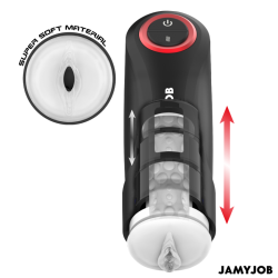 JAMYJOB - GRAVITY MASTURBADOR VAGINA AUTOMÁTICO 5 MODOS DE EMPUJE Y EFECTO SONIDO