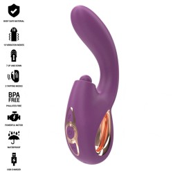 INTENSE - LALI VIBRADOR PUNTO G MULTIFUNCIÓN ESTIMULACIÓN  EMPUJE  VIBRACIÓN MORADO