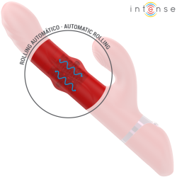 INTENSE - LELE VIBRADOR MULTIFUNCIÓN ROTATORIO  OSCILACIÓN  ESTIMULACIÓN ROJO