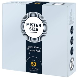 MISTER SIZE - PRESERVATIVOS TALLA M 53 MM (36 UNIDADES)