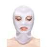 NS NOVELTIES - FETISH  FASHION PASAMONTAÑAS APERUTRA DE OJOS Y BOCA NYLON BLANCO