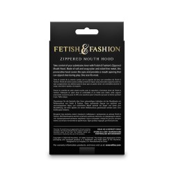 NS NOVELTIES - FETISH  FASHION PASAMONTAÑAS COMPLETO CON CREMALLERA NYLON BLANCO