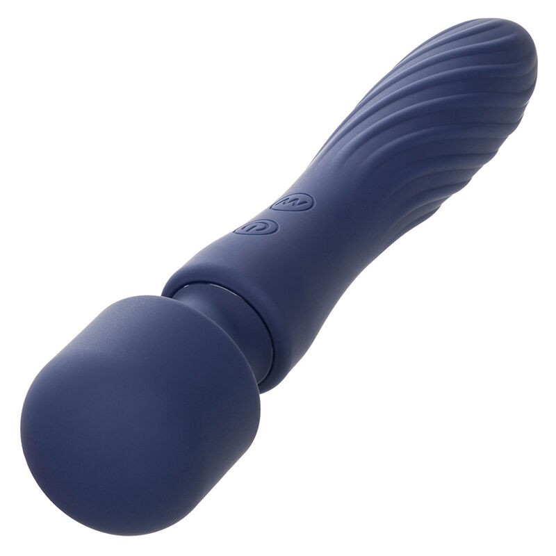 CALEXOTICS - CHARISMA MYSTIQUE MASAJEADOR DOBLE MOTOR 12 FUNCIONES 21,5 CM X 4,5 CM MORADO