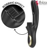 IBIZA - VIBRADOR HI-TECH RABITT BRUSHING MULTI CELDAS CLITORIALES Y DOBLE PINCHING NEGRO