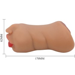 CRAZY BULL - ZOEY DOUBLE MASTURBATOR MOUTH  VAGINA FLESH