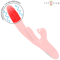 INTENSE - ROSALIA VIBRADOR MULTIFUNCIÓN 3 EN 1 ROJO