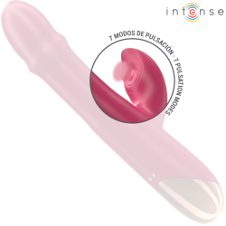 INTENSE - CHLOE VIBRADOR MULTIFUNCIÓN 3 EN 1 ROJO