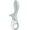 SATISFYER - AIR PUMP BOOTY 3 VIBRADOR ANAL INFLABLE VERDE GRIS