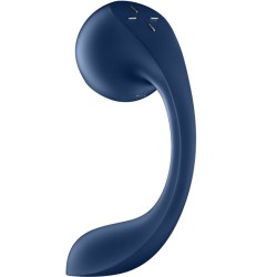 SATISFYER - PRO+ WAVE 4 ESTIMULADOR PUNTO G  AIR PULSE APLICACIÓN GRATUITA AZUL OSCURO